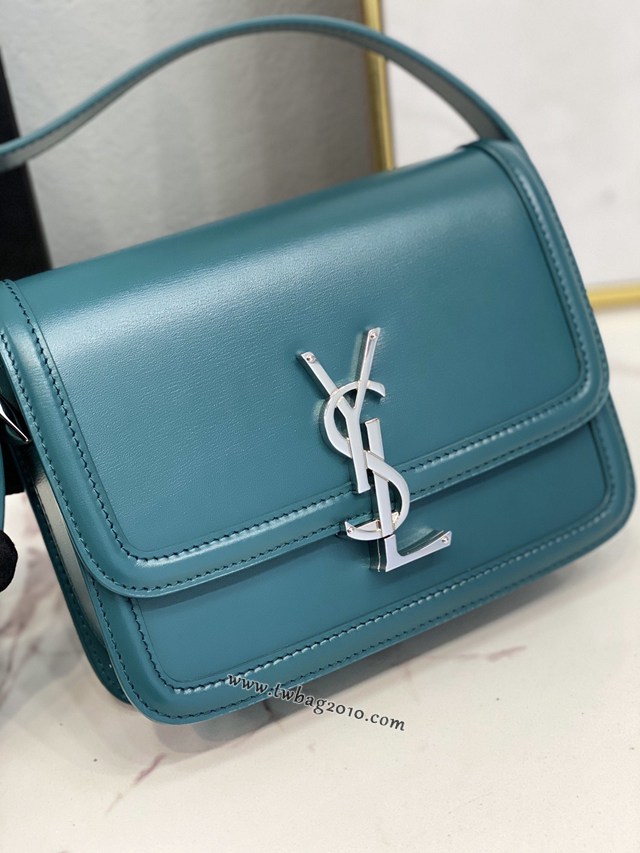 YSL专柜款女包 聖羅蘭經典款MONOGRAM金屬旋扣小號郵差包 YSL肩背斜挎包 634306  jjh1080